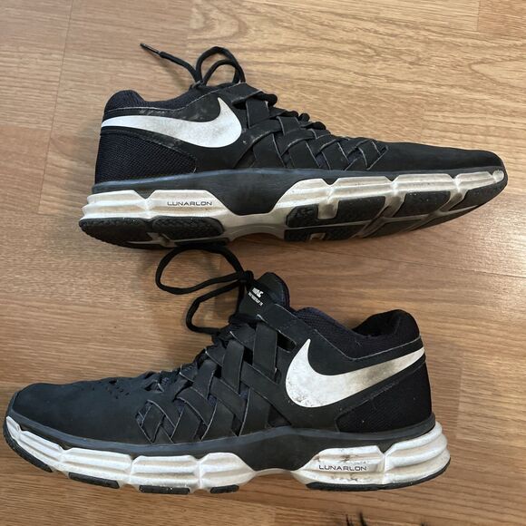 Nike Lunar Fingertrap TR Wide Black Men's Sneaker Shoe Size 9.5W - Picture 7 of 9